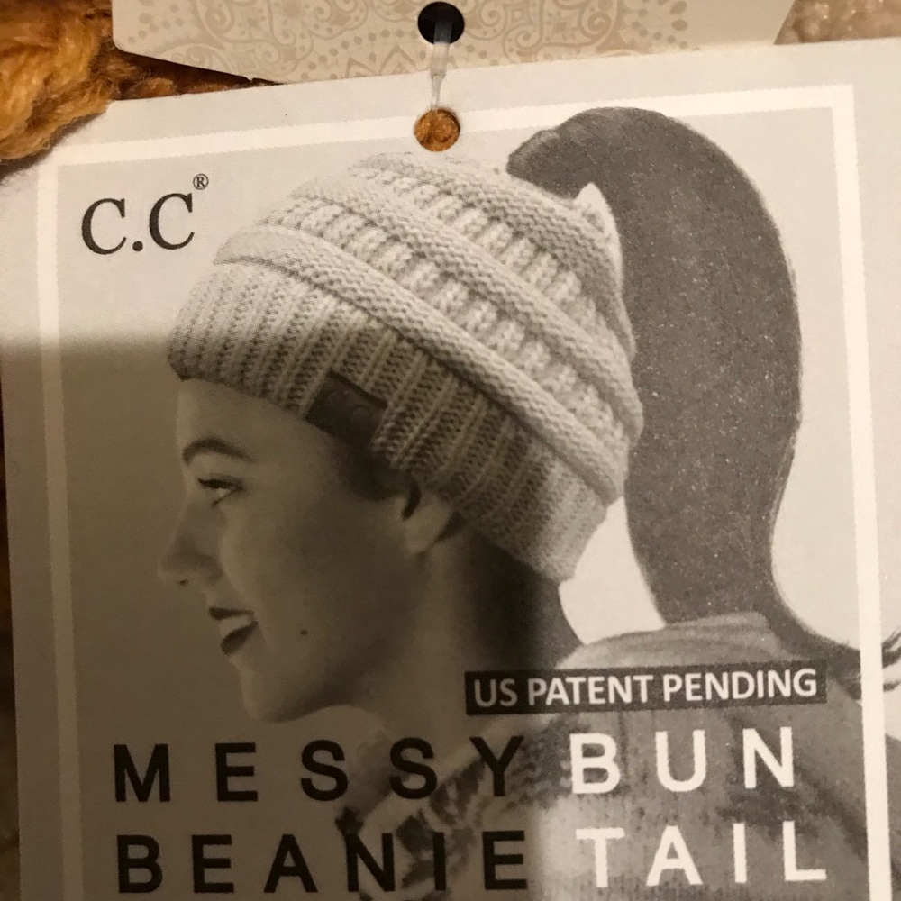 Messy Bun Beanie